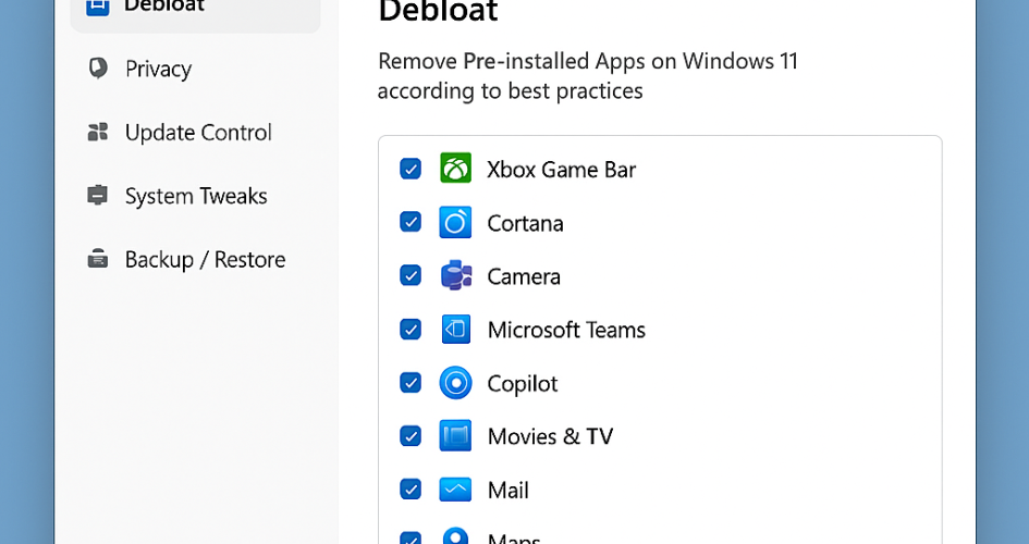 Tutoriel complet : Nettoyer et optimiser Windows 11 avec Bloatynosy